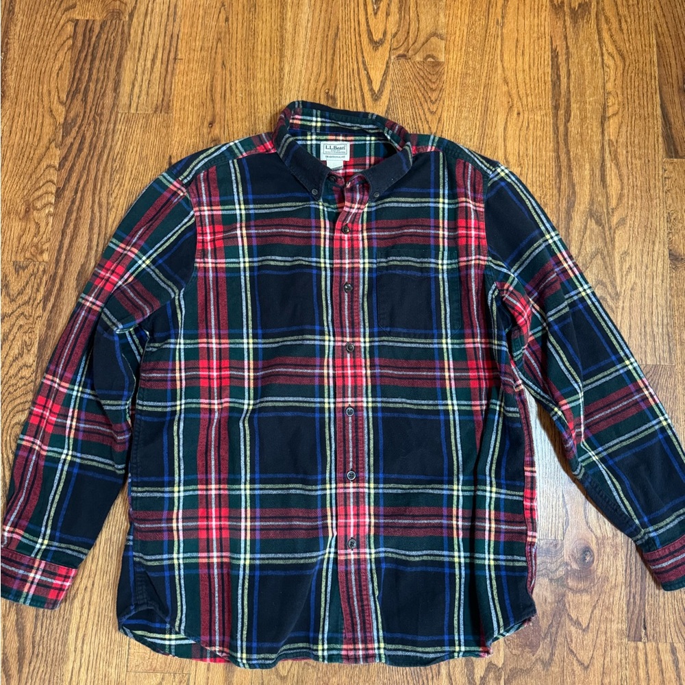 L.L.‎ Bean Multicolor Plaid Shirt
